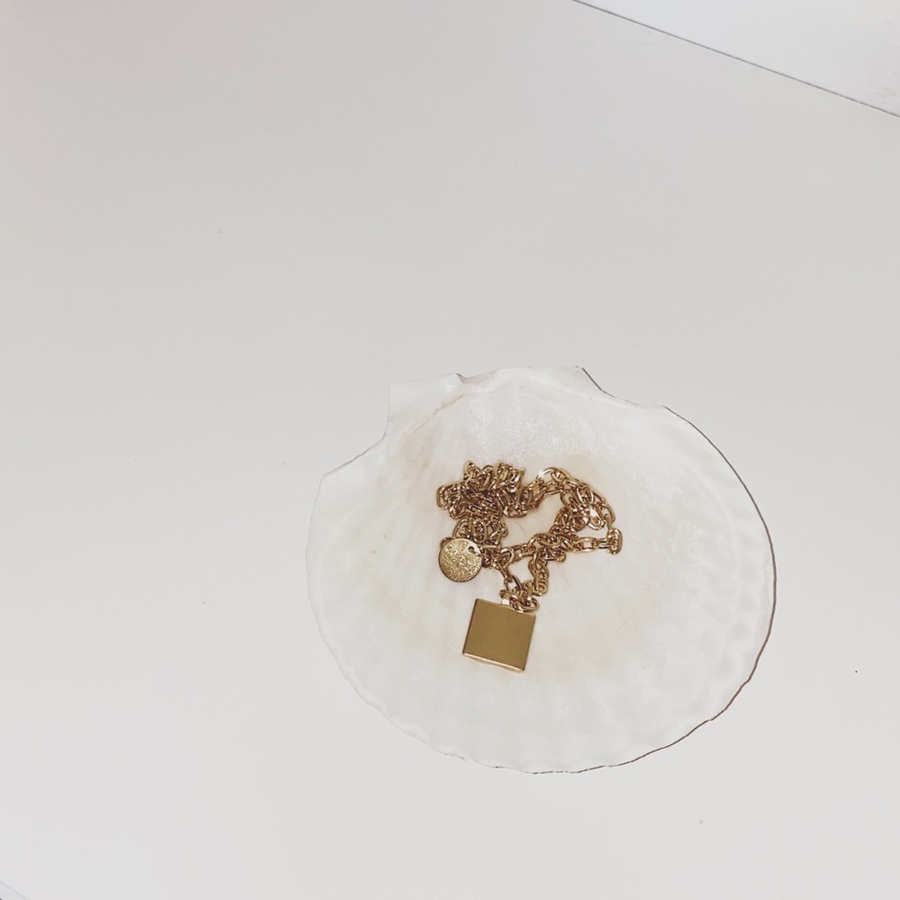 Shell jewelry catchall dish